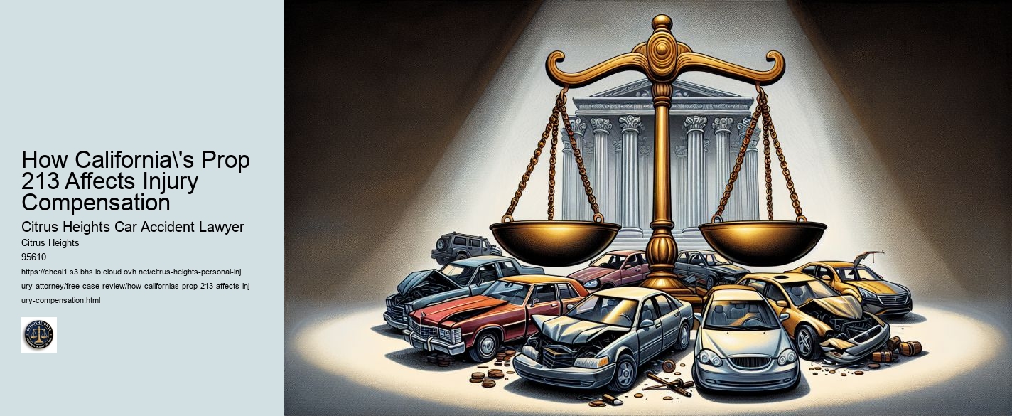 How California's Prop 213 Affects Injury Compensation