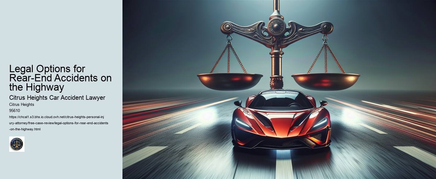 Legal Options for Rear-End Accidents on the Highway