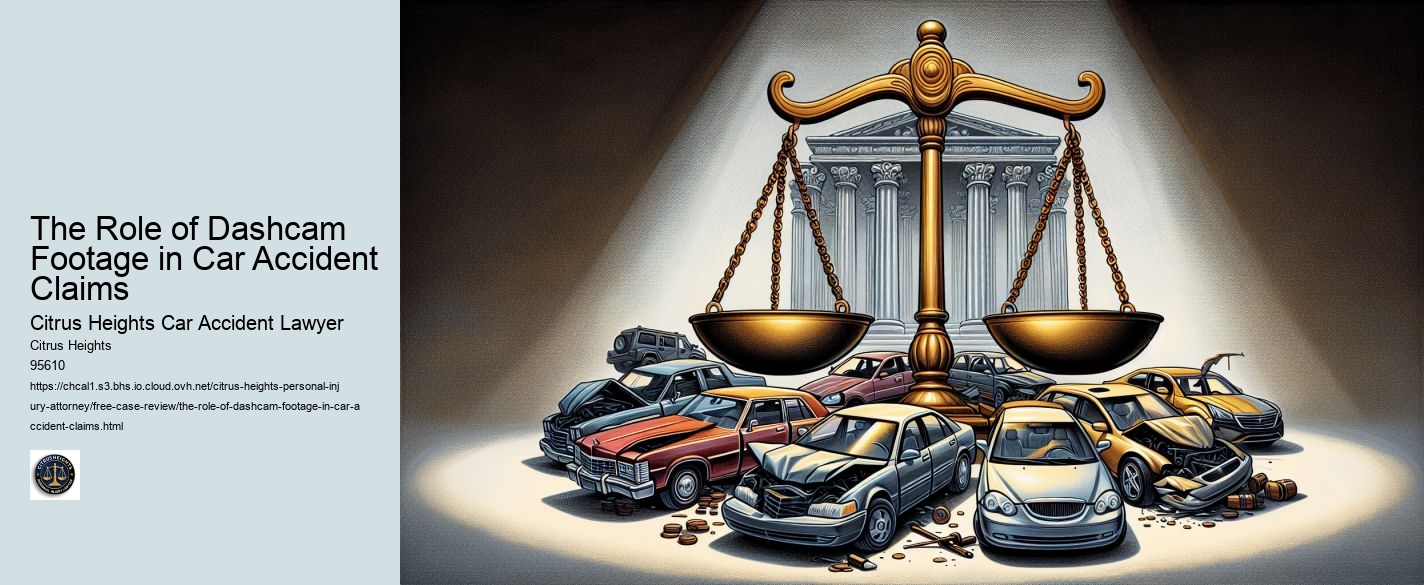 The Role of Dashcam Footage in Car Accident Claims