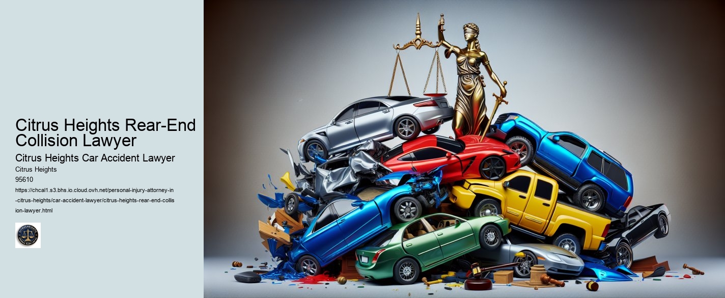Citrus Heights Rear-End Collision Lawyer