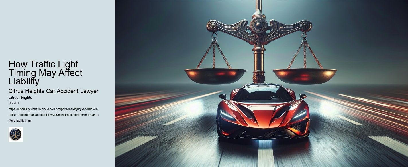 How Traffic Light Timing May Affect Liability