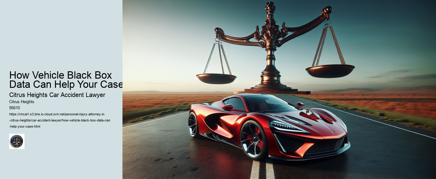 How Vehicle Black Box Data Can Help Your Case