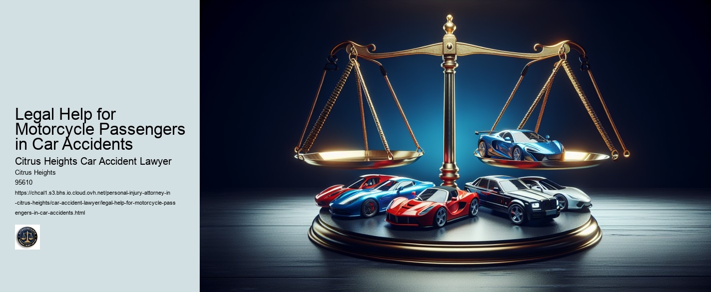 Legal Help for Motorcycle Passengers in Car Accidents
