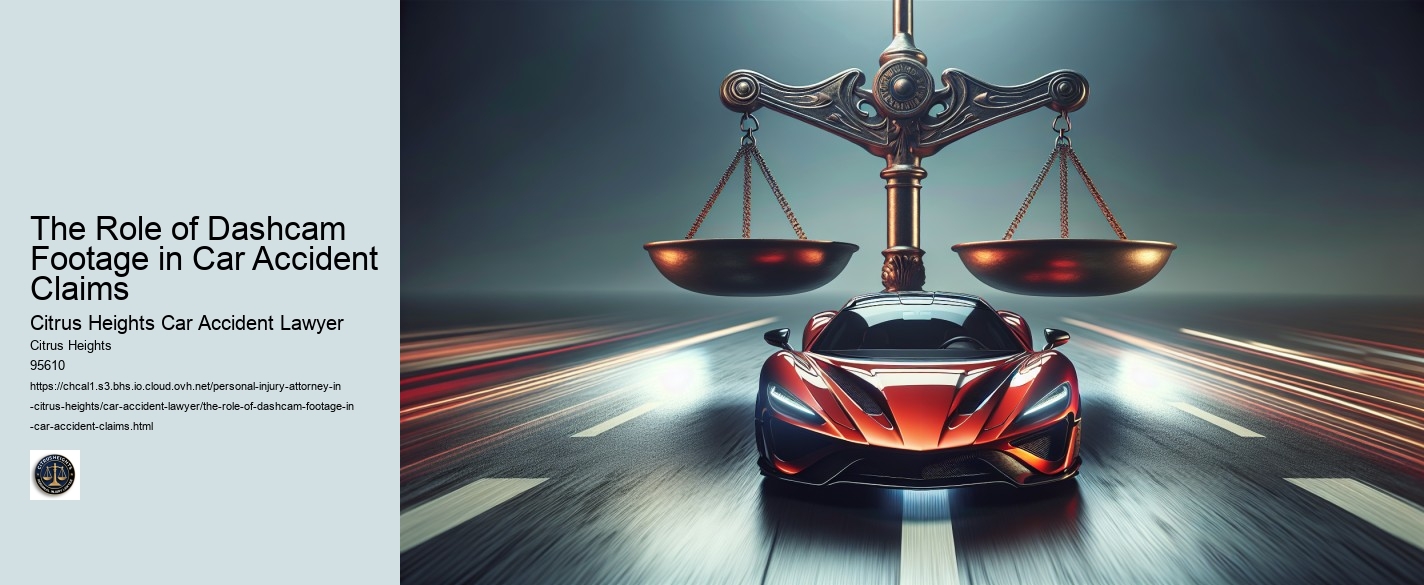The Role of Dashcam Footage in Car Accident Claims