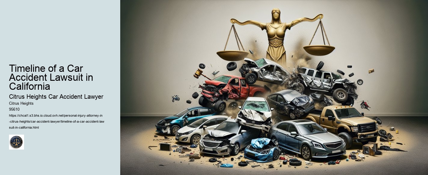 Timeline of a Car Accident Lawsuit in California