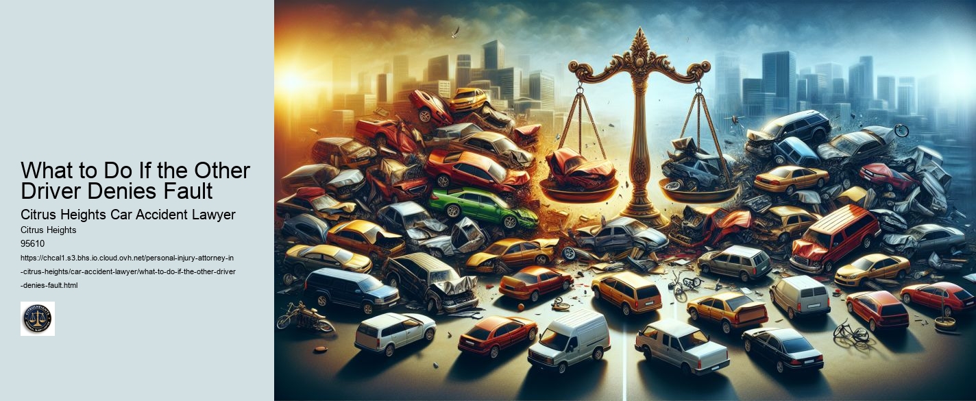 What to Do If the Other Driver Denies Fault